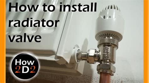 radiator valve pin up or down